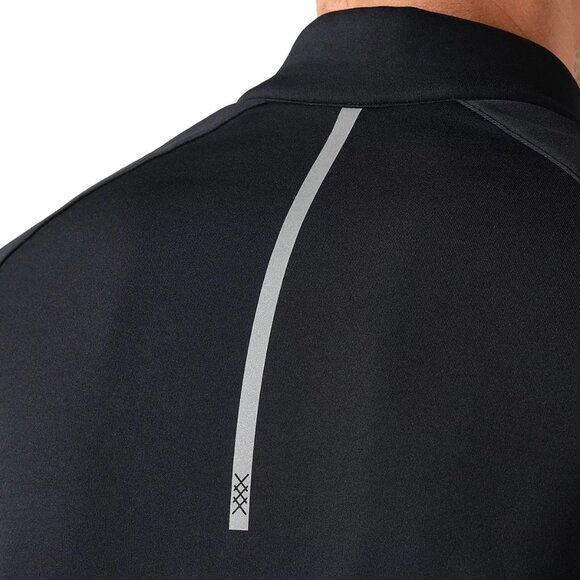 Rhone Men's Alpine Insulated Active Quilted Jacket Pockets Stretch Fleece Black - Picture 4 of 8